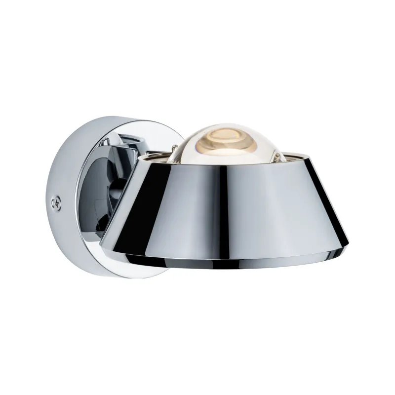 WallCeiling Sabik IP44 LED gradable 13W Chrome mat 230V plastique -...