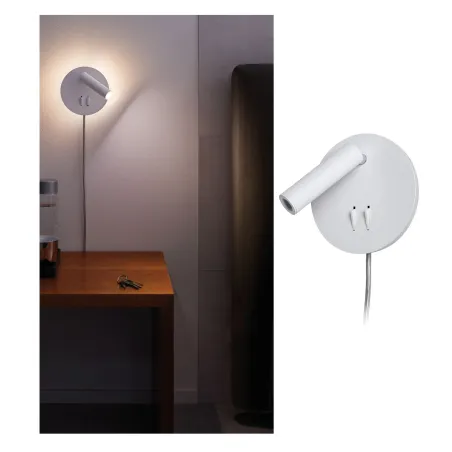 Applique LED WallCeiling Tabari 4W/1,2W Blanc/Chrome 230V métal - P...