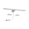 WallCeiling Evie IP44 LED _W 3000K 400mm Chrome 230V Synthétique - ...