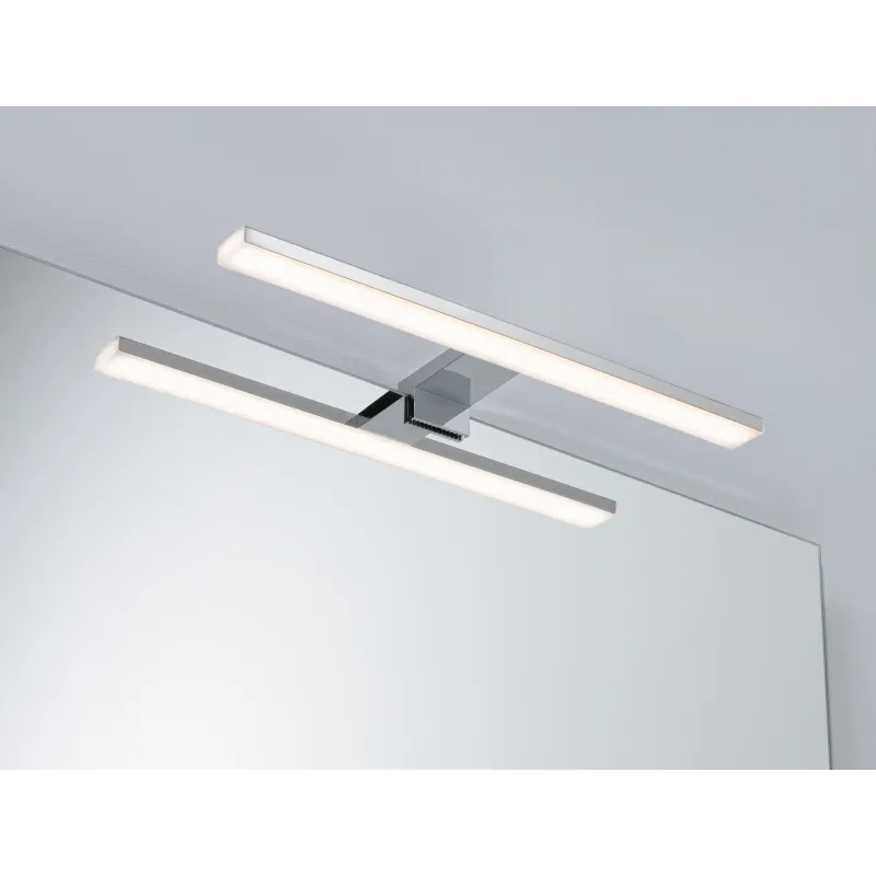 WallCeiling Evie IP44 LED _W 3000K 400mm Chrome 230V Synthétique - ...