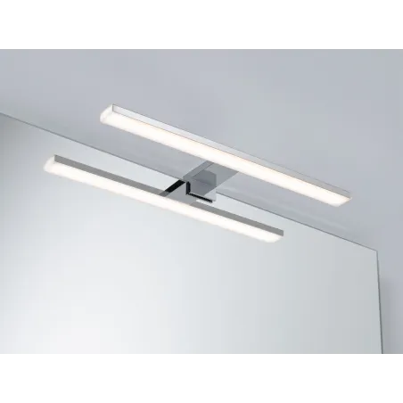 WallCeiling Evie IP44 LED _W 3000K 400mm Chrome 230V Synthétique - ...