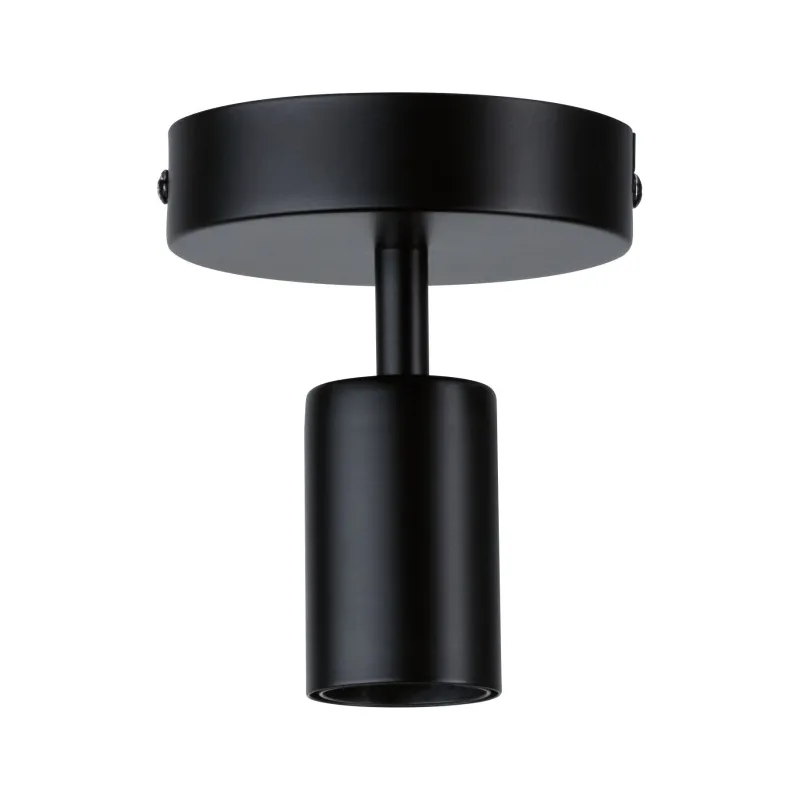 Plafonnier Neordic Malja max1x40W E27 Noir 230V métal - Pas cher