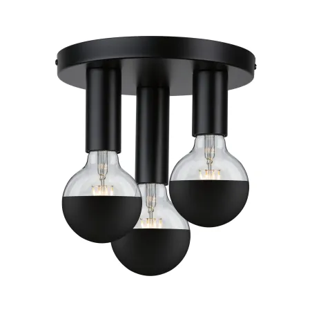 Plafonnier Neordic Skogen max3x40W E27 Noir 230V métal - Pas cher