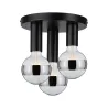 Plafonnier Neordic Skogen max3x40W E27 Noir 230V métal - Pas cher