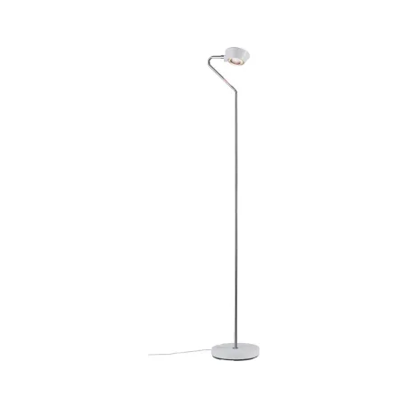 Lampadaire Ramos grad LED 11W Blc dépoli Chrome 230 V Synthétique/M...