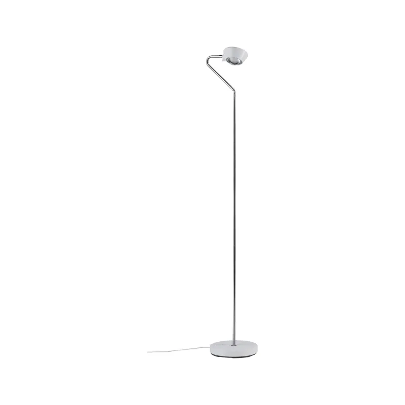 Lampadaire Ramos grad LED 11W Blc dépoli Chrome 230 V Synthétique/M...