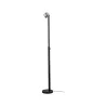 Liseuse/pied Aldan grad LED 1x15,5W Noir/Alu brossé 230V aluminium ...
