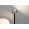 Liseuse/pied Aldan grad LED 1x15,5W Noir/Alu brossé 230V aluminium ...