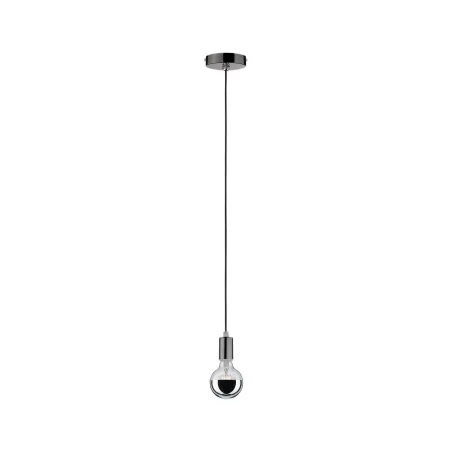 Suspensions Larus IP44 max1x20W E27 Chrome Noir 230V Métal - Pas cher