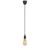 Suspension Ketil IP44 max1x20W E27 noir 230V silicone/plastique - P...