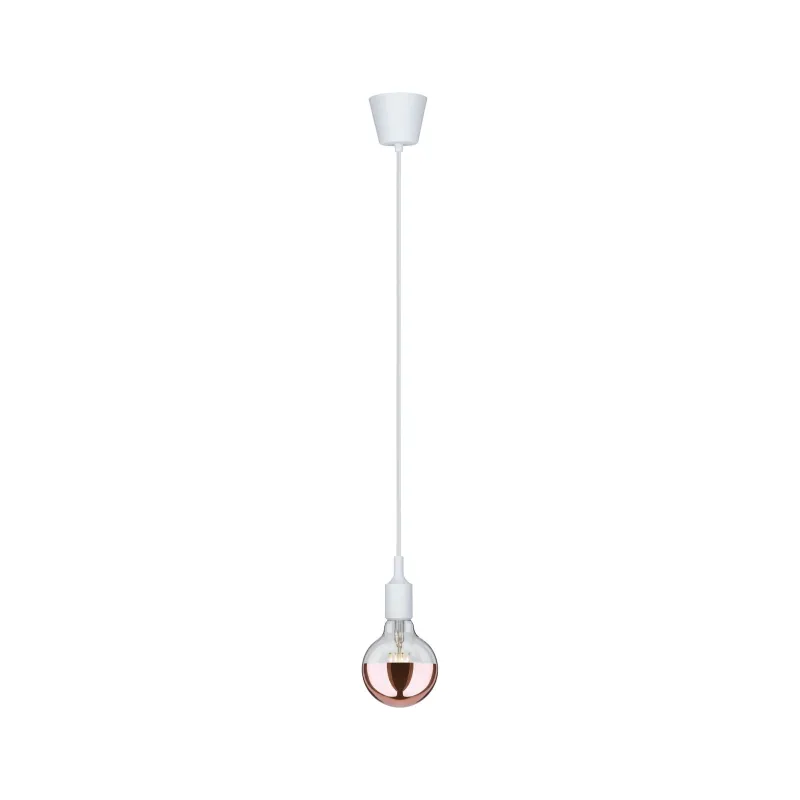 Lum en susp Neordic Ketil max1x20W E27 Blanc 230V Silicone/plastiqu...