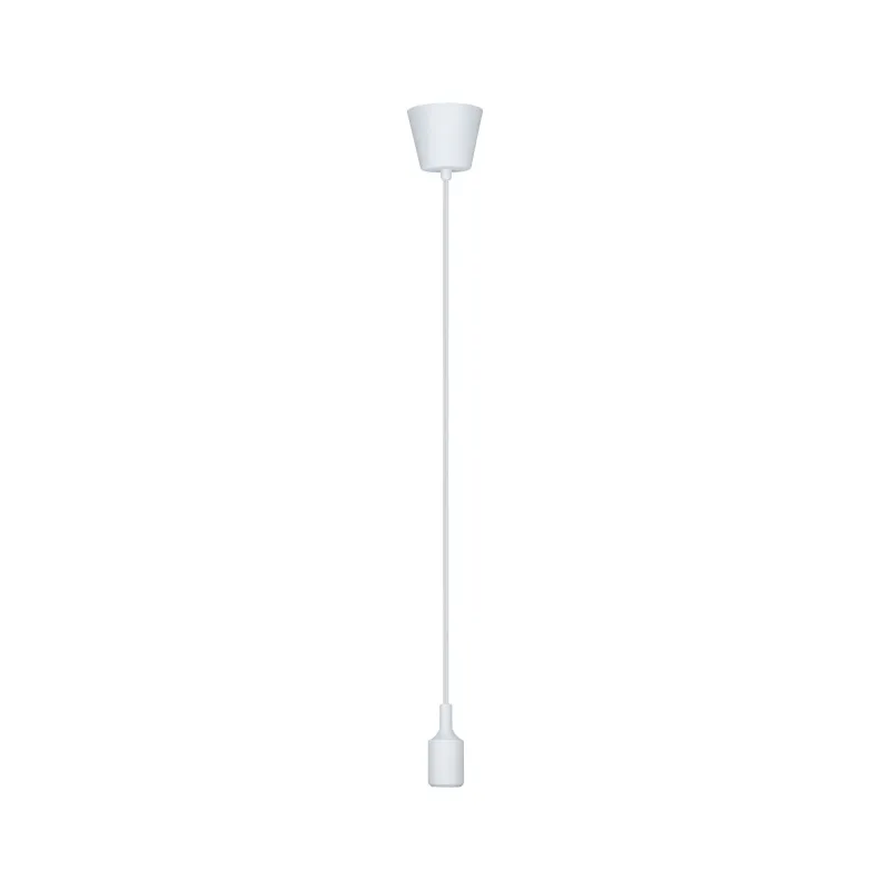 Lum en susp Neordic Ketil max1x20W E27 Blanc 230V Silicone/plastiqu...