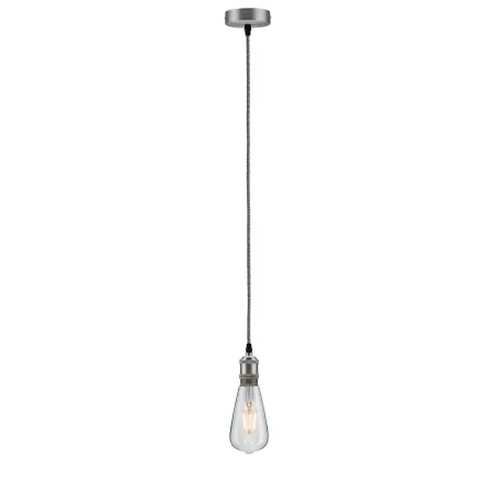 Lum en susp Neordic Eldar max1x20W E27 Gris/Nickel brossé 230 V Mét...
