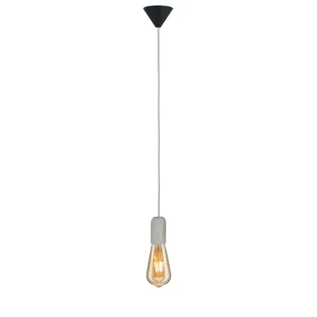 Lum en susp Neordic Jano max1x20W E27 Gris/Noir 230V béton/plastiqu...