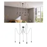 Suspension Ketil Neordic max.5x20W E27 noir 230V silicone/métal - P...