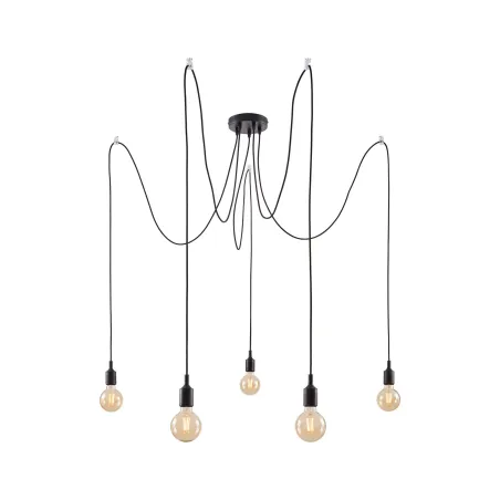 Suspension Ketil Neordic max.5x20W E27 noir 230V silicone/métal - P...