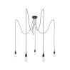 Suspension Ketil Neordic max.5x20W E27 noir 230V silicone/métal - P...