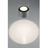 Suspension Aldan grad LED 3x9W Noir/Alu brossé 230V aluminium - Pas...