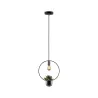 Suspension Neordic Tasja max1x20W E27 Noir/cuivre 230V métal - Pas ...