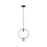 Suspension Neordic Tasja max1x20W E27 Noir/cuivre 230V métal - Pas ...