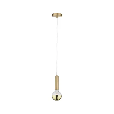 Suspension Neordic Kine max1x20W E27 Laiton brossé 230V, métal - Pa...