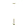 Suspension Neordic Kine max1x20W E27 Laiton brossé 230V, métal - Pa...
