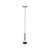 Suspension Neordic Kine max1x20W E27 Laiton brossé 230V, métal - Pa...