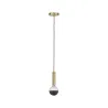 Suspension Neordic Kine max1x20W E27 Laiton brossé 230V, métal - Pa...