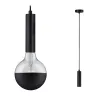 Suspension Neordic Kine max 1x20W E27 Noir 230V métal - Pas cher