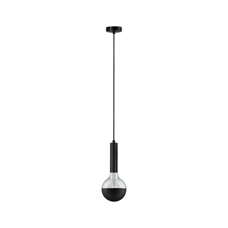 Suspension Neordic Kine max 1x20W E27 Noir 230V métal - Pas cher