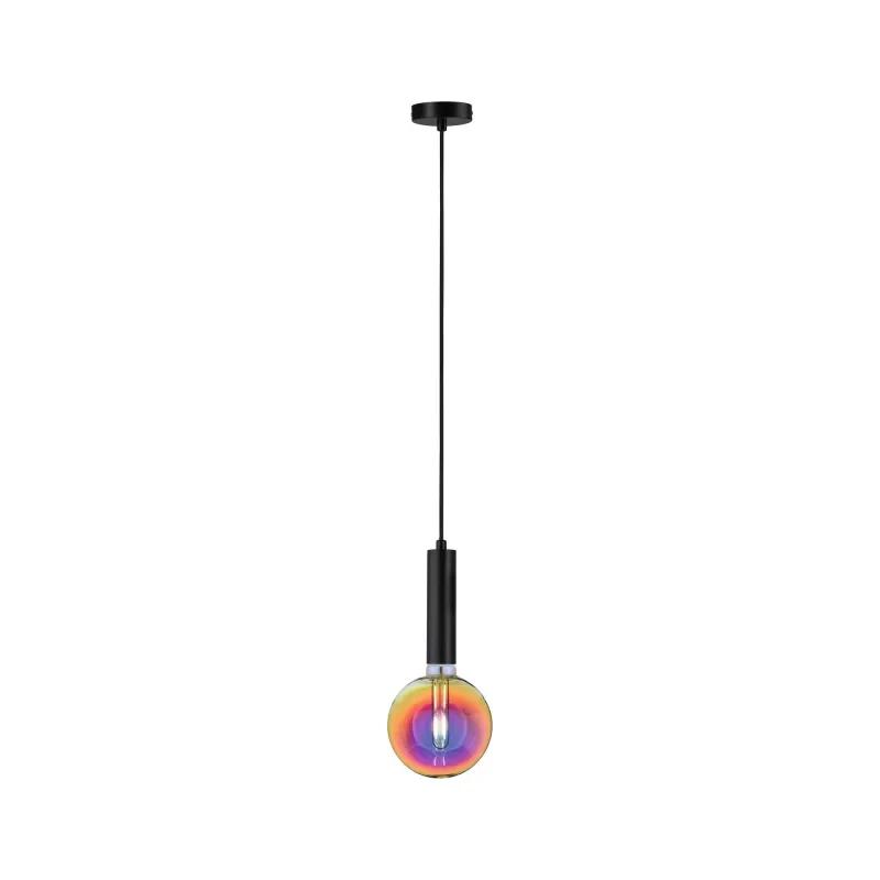 Suspension Neordic Kine max 1x20W E27 Noir 230V métal - Pas cher