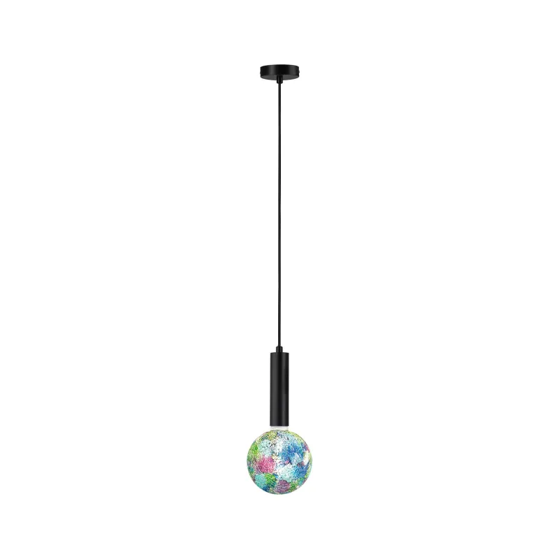 Suspension Neordic Kine max 1x20W E27 Noir 230V métal - Pas cher