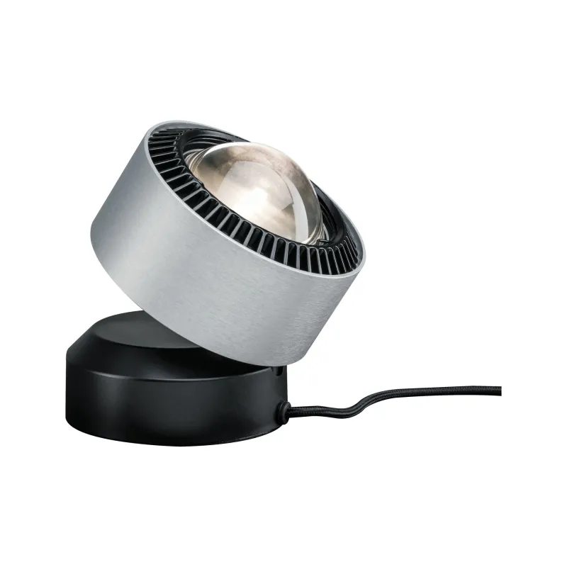 L à poser Lento grad LED 1x3,5W Noir/Alu brossé 230V aluminium - Pa...