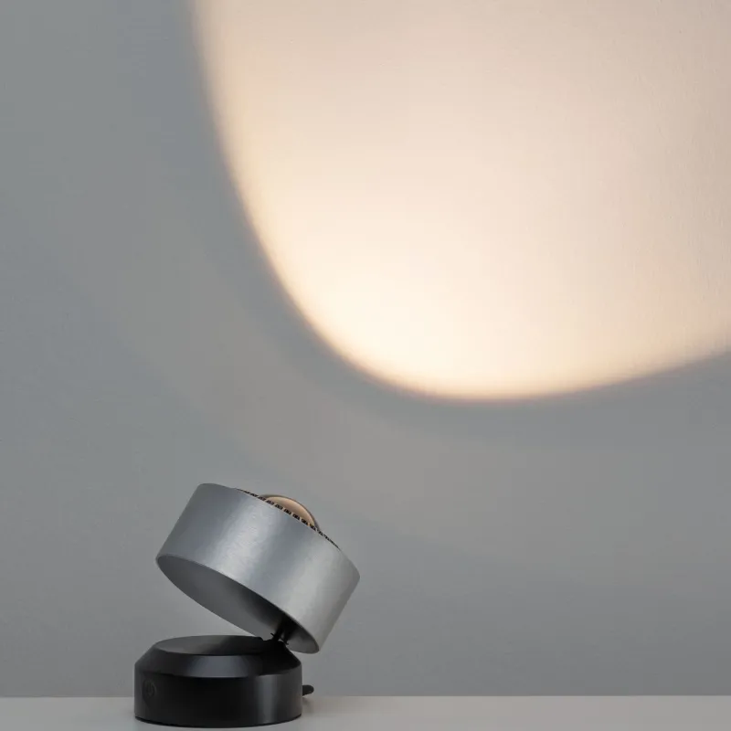 L à poser Lento grad LED 1x3,5W Noir/Alu brossé 230V aluminium - Pa...