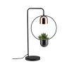 Lampe à poser Neordic Fanja max 1x20W GU10 Noir/cuivre 230V métal -...
