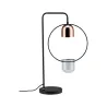 Lampe à poser Neordic Fanja max 1x20W GU10 Noir/cuivre 230V métal -...