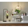 Lampe à poser Neordic Fanja max 1x20W GU10 Noir/cuivre 230V métal -...