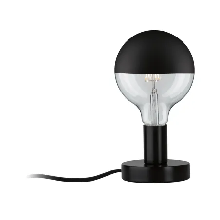 Lampe à poser Neordic Haldor max 1x20W E27 Noir 230V métal - Pas cher