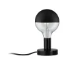 Lampe à poser Neordic Haldor max 1x20W E27 Noir 230V métal - Pas cher