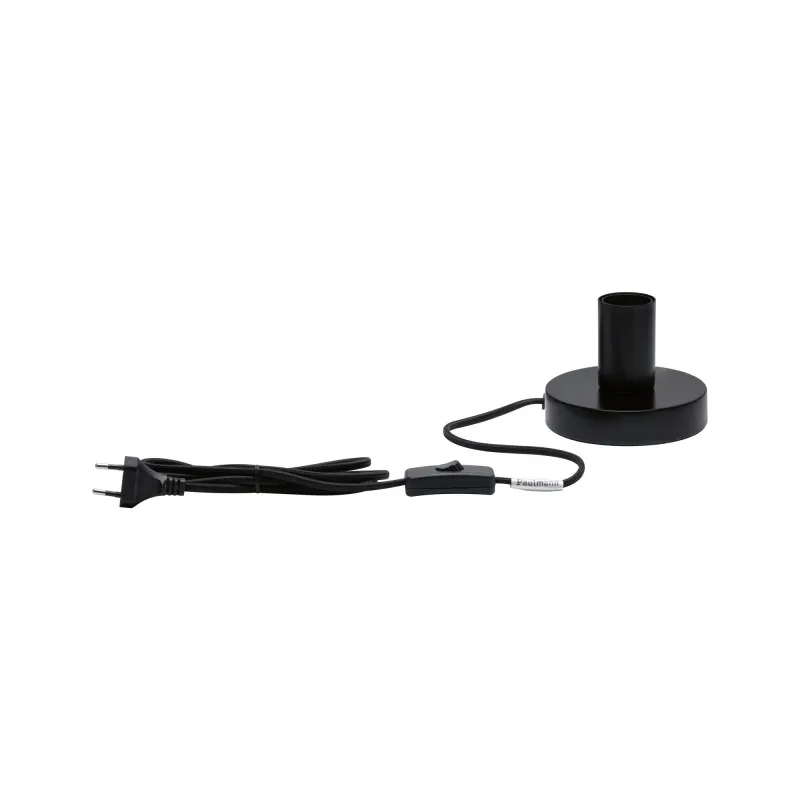 Lampe à poser Neordic Haldor max 1x20W E27 Noir 230V métal - Pas cher