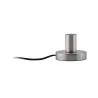 Lampe à poser Neordic Haldor max 1x20W E27 Acier brossé 230V métal ...