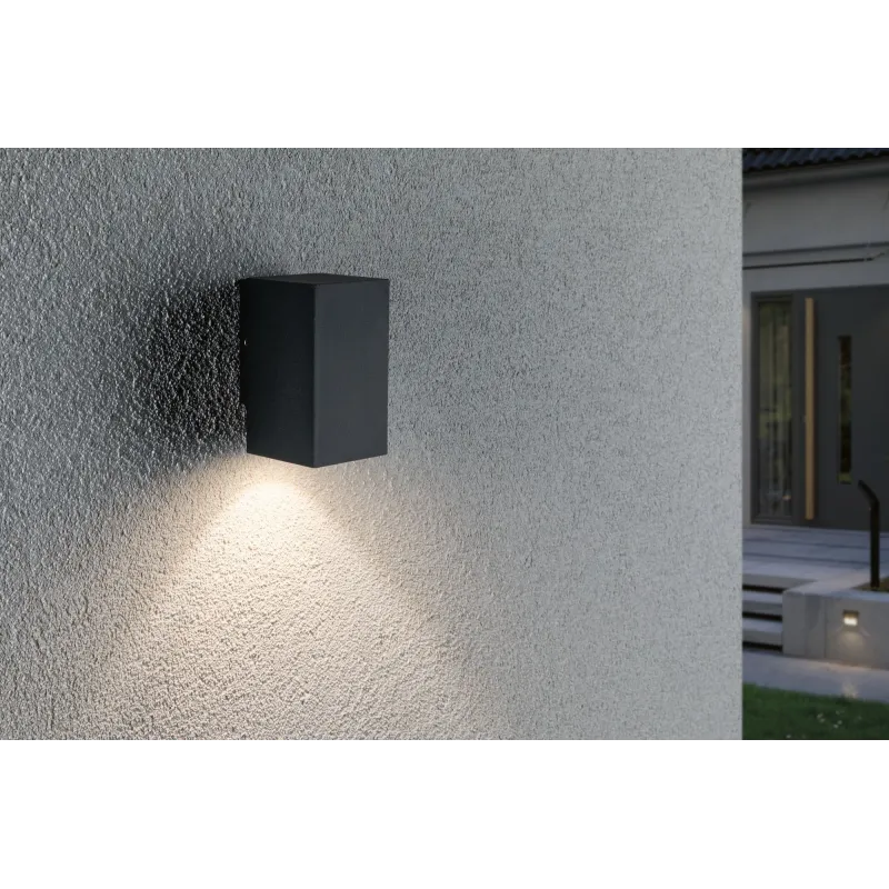 Lum en saillie ext 230V Flame 1x3W IP54 3000K Alu Dark Grey - Pas cher