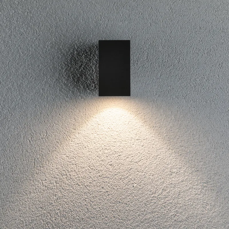 Lum en saillie ext 230V Flame 1x3W IP54 3000K Alu Dark Grey - Pas cher