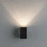 Lum en saillie ext 230V Flame 1x3W IP54 3000K Alu Dark Grey - Pas cher