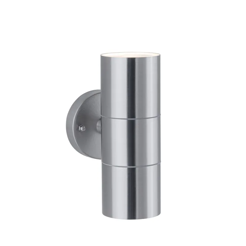Ext 230V STD flammé IP44 max. 2x35W GU10 inox brossé - Pas cher