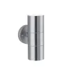 Ext 230V STD flammé IP44 max. 2x35W GU10 inox brossé - Pas cher