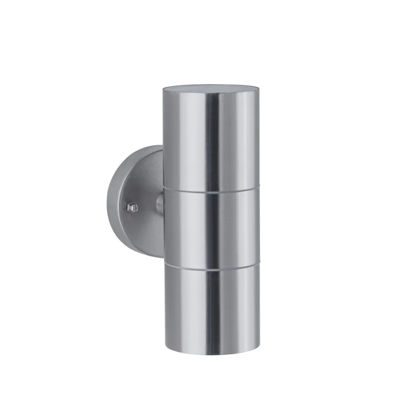 Ext 230V STD flammé IP44 max. 2x35W GU10 inox brossé - Pas cher