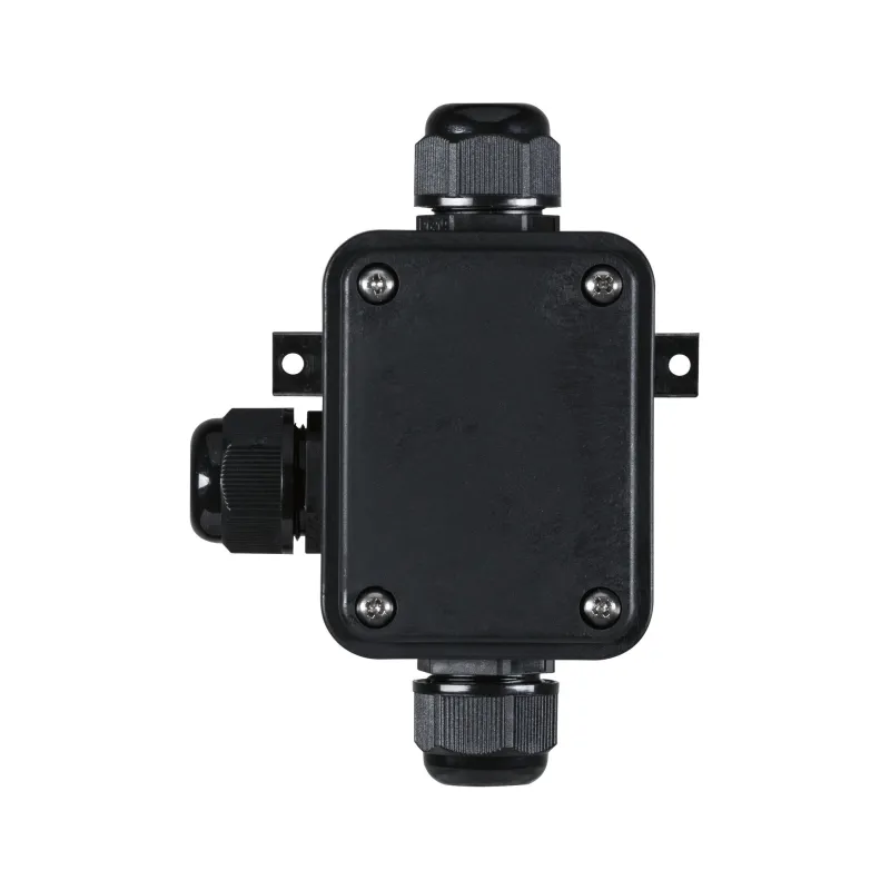 Boîte de connexion x3 IP68 Noir pour diamètre de câble jusqu'à 15m...