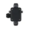 Boîte de connexion x3 IP68 Noir pour diamètre de câble jusqu'à 15m...