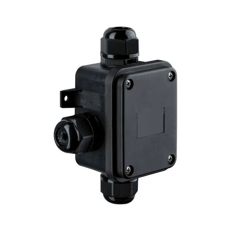 Boîte de connexion x3 IP68 Noir pour diamètre de câble jusqu'à 15m...